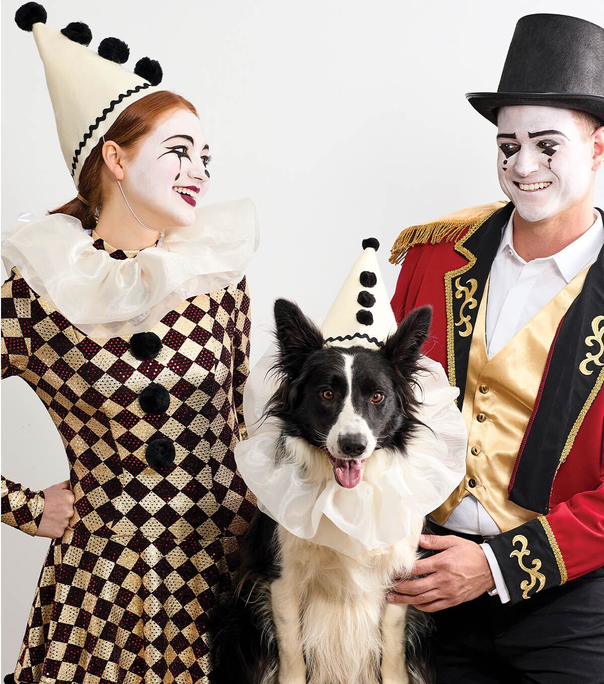 How To Make Pierrot Clown Costume for Woman and Pet Online